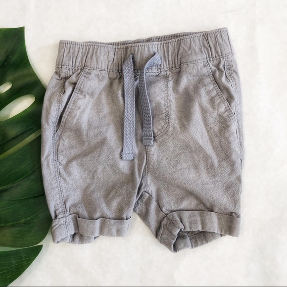 Old Navy Grey Cuffed Shorts Size 18-24 Months